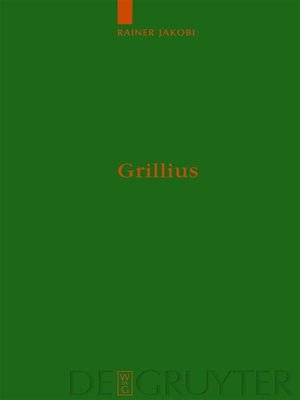 cover image of Grillius